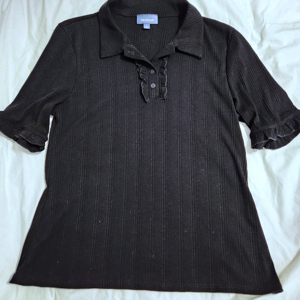 ModCloth Ribbed Polo - Picture 2 of 7